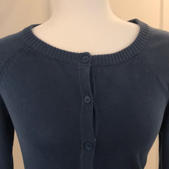 Pretty Blue Cotton Forever 21 Cardigan - Picture 3 of 6